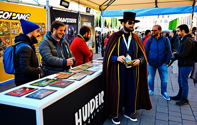 카트라이더 공식 굿즈 구매 방법 - Kartrider Fan at Lucca Comics & Games**
"A young adult fully clothed in stylish, modest clothing, e...