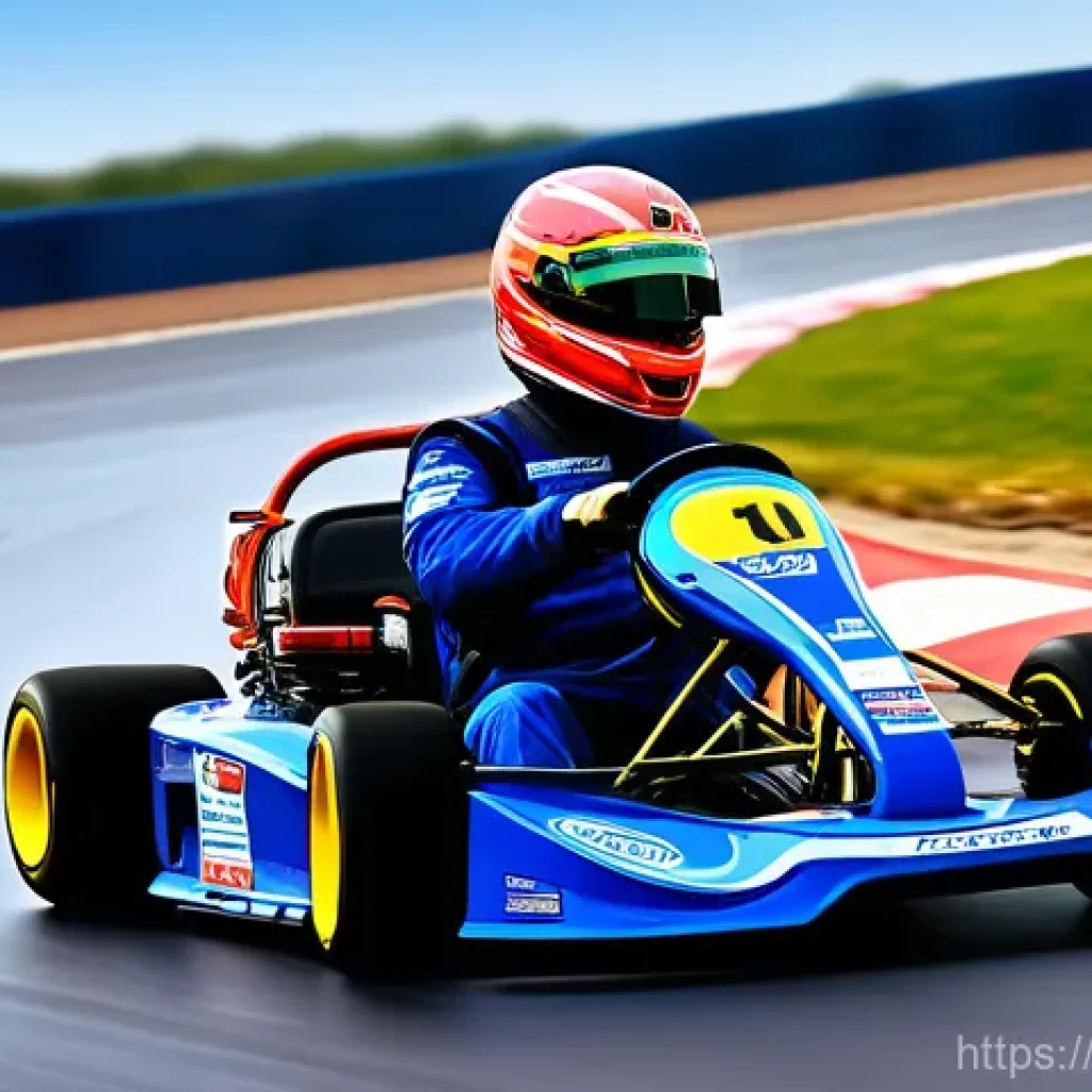 카트라이더 초보 유저의 트랙 공략법 - **Image Prompt 1: The Art of the Perfect Drift**
"A vibrant, high-speed kart racing scene, with ...