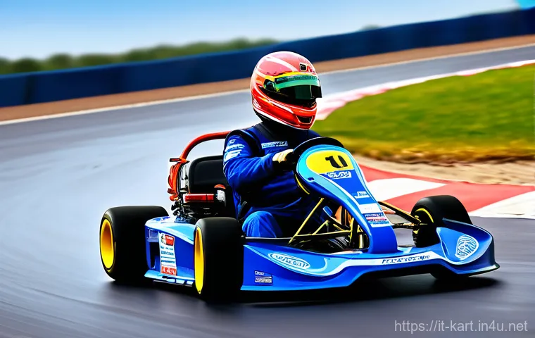 카트라이더 초보 유저의 트랙 공략법 - **Image Prompt 1: The Art of the Perfect Drift**
"A vibrant, high-speed kart racing scene, with ...