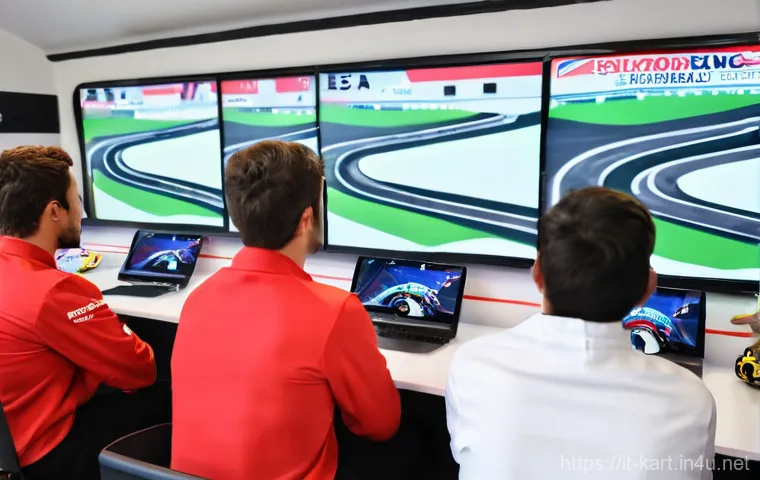 카트라이더 레이싱 레슨 후기 - A dynamic, action-packed image of a skilled go-kart driver executing a controlled powerslide on a cl... 카트라이더 레이싱 레슨 후기 - A dynamic, action-packed image of a skilled go-kart driver executing a controlled powerslide on a cl...