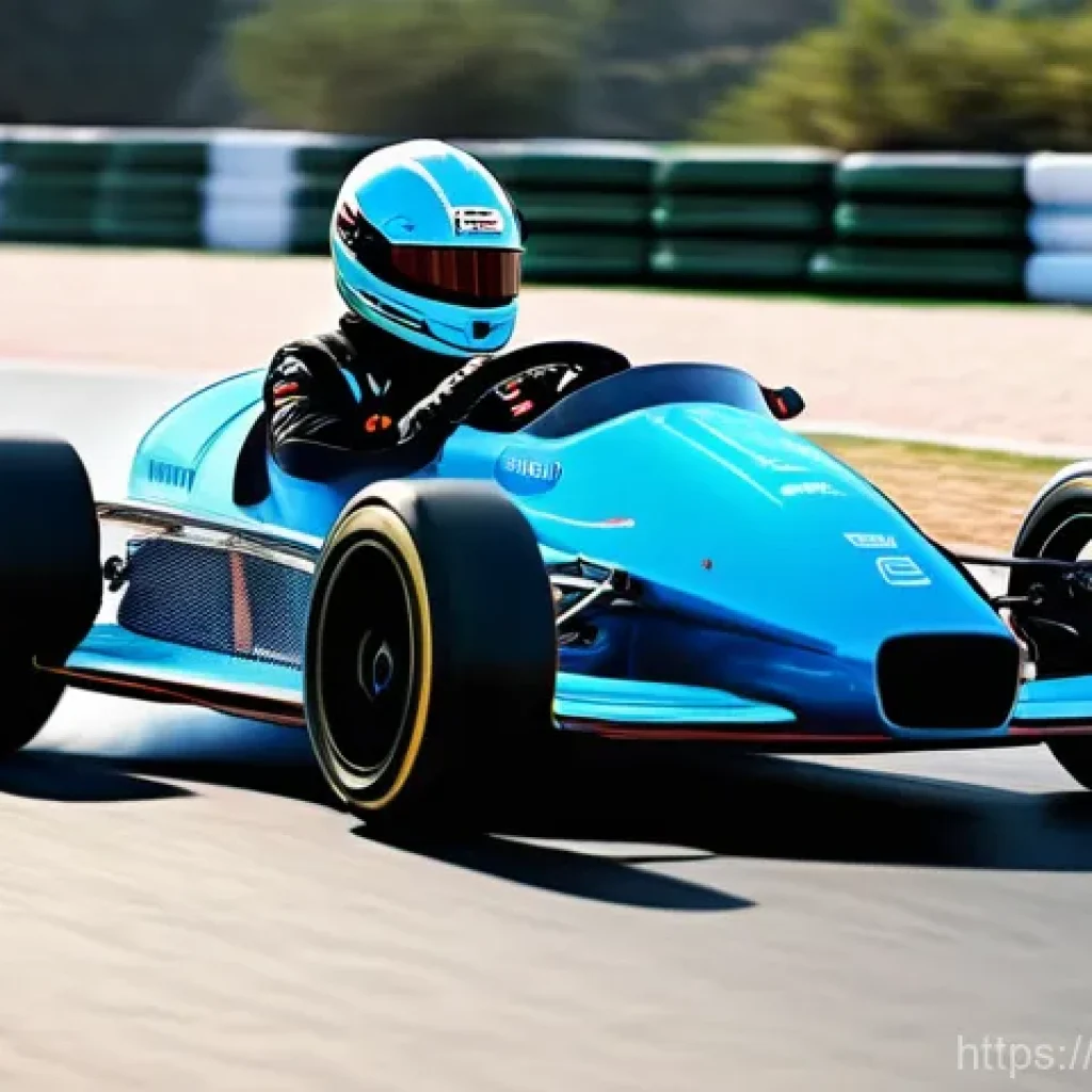 카트라이더 신규 유저를 위한 트랙별 공략법 - **Dynamic Italian Drifting:**
    "A high-speed, dynamic shot of a futuristic racing kart, designed ...