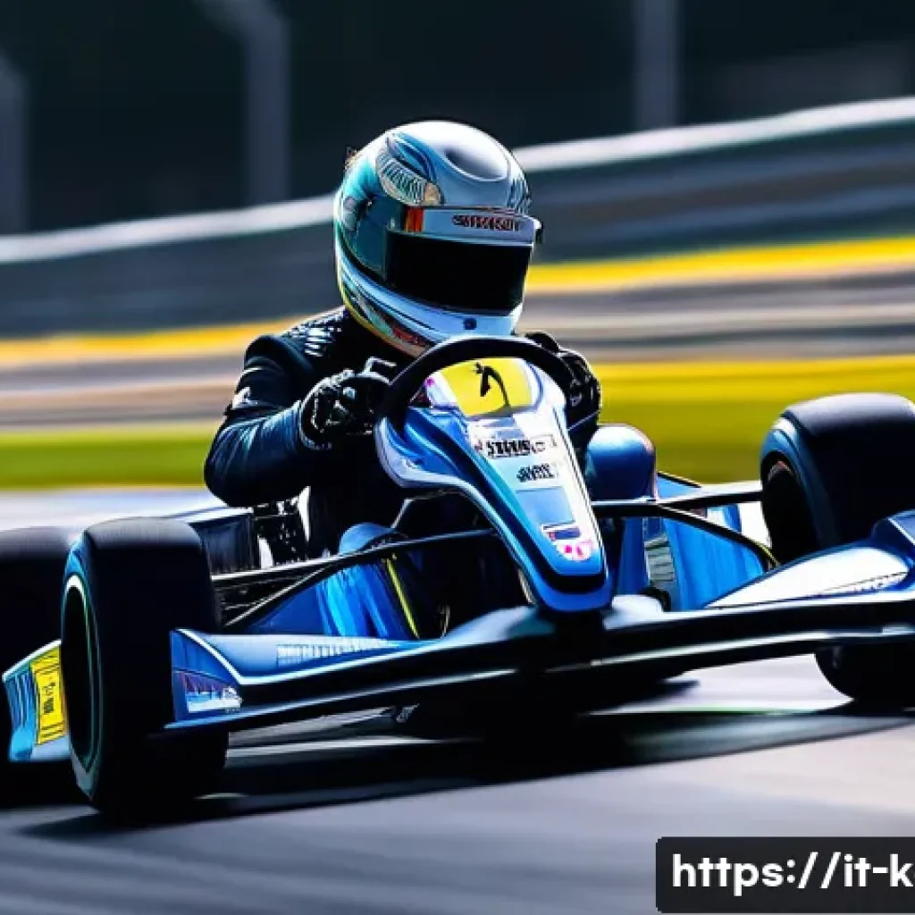 카트라이더 트릭 성공률 높이기 - **Prompt:** A dynamic, high-angle shot capturing a skilled KartRider racer, gender-neutral, in their...