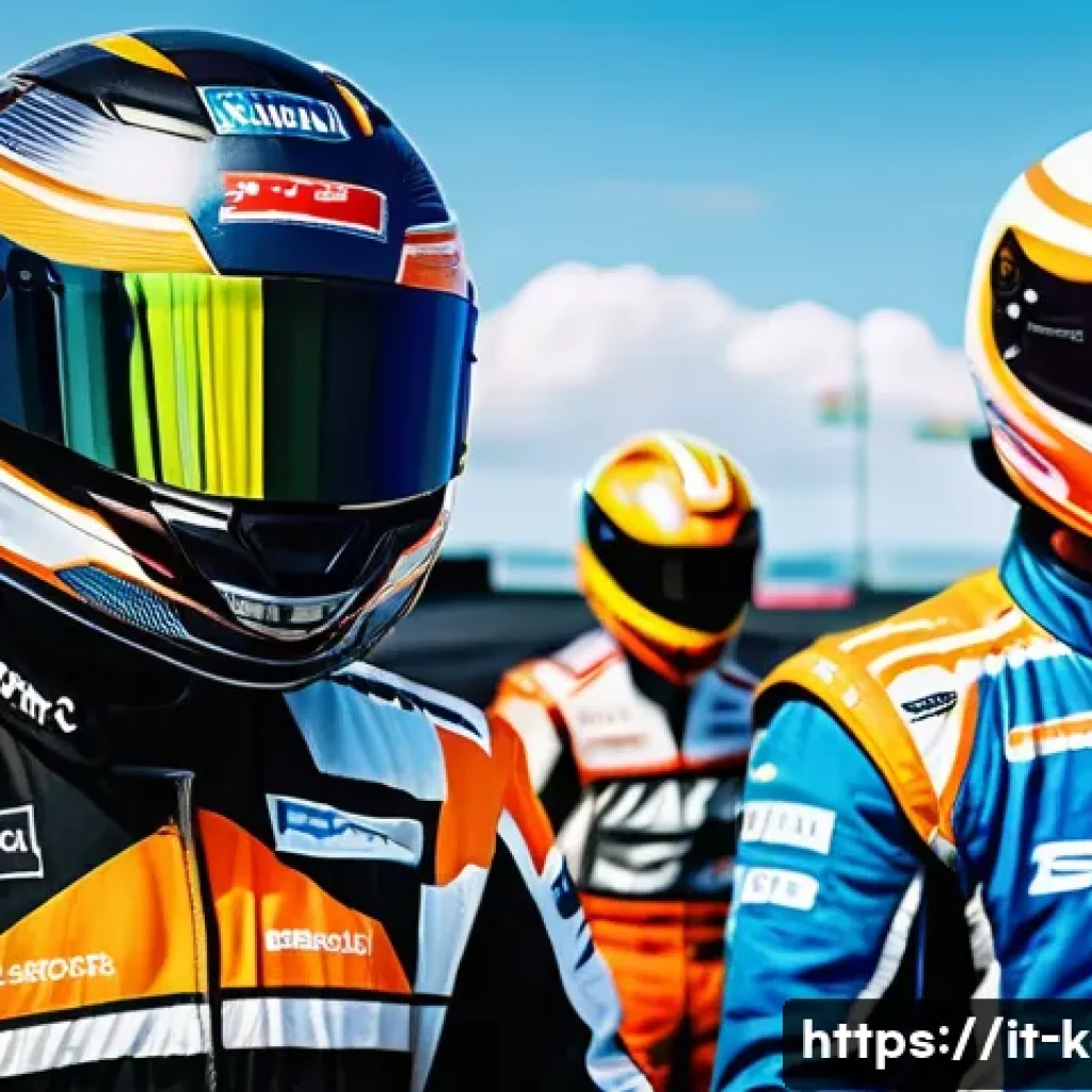 카트라이더 팀플레이 레벨업 방법 - A dynamic KartRider team scene showing diverse players strategizing before a race: a confident playe...