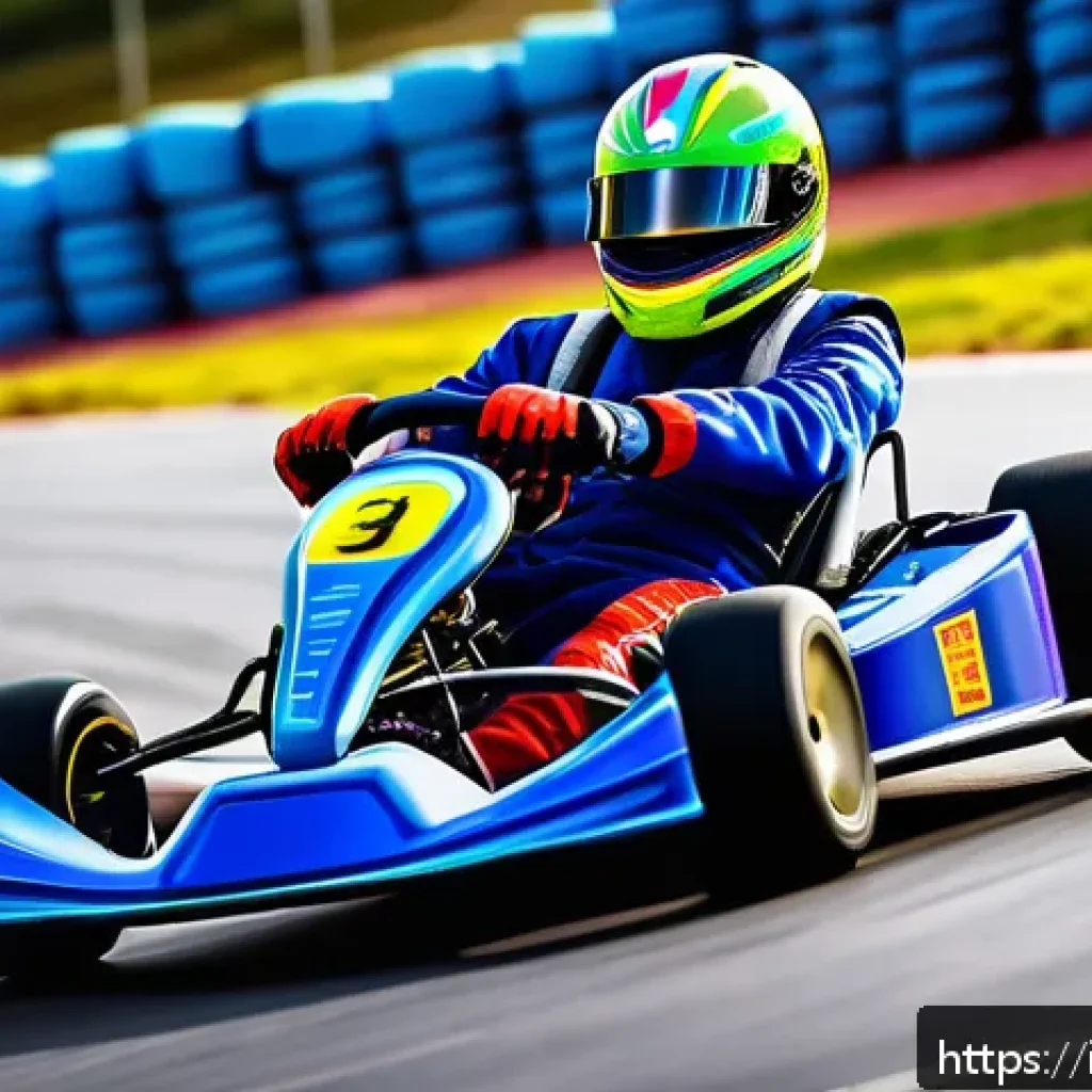 카트라이더 트랙별 최단거리 분석 - A vibrant and dynamic kart racing scene on the Rainbow Road track featuring sharp, narrow curves and...