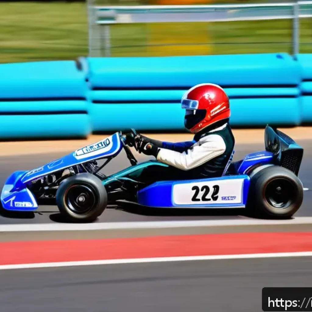 카트라이더 트랙 해설 영상 - A dynamic kart racing scene focusing on a skilled driver expertly navigating a sharp elbow turn on a...