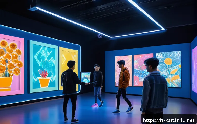 카트라이더 팬아트 대회와 글로벌 커뮤니티 - A vibrant digital art scene featuring diverse artists from Europe, Asia, and America collaborating o...